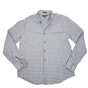 Express Modern Fit Plaid Button Down Shirt Size Large